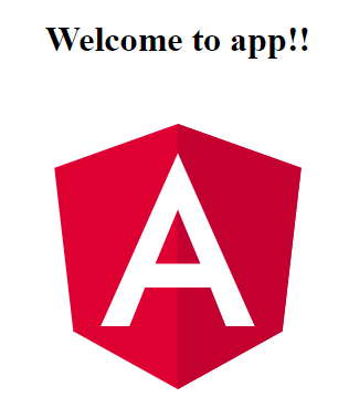 angular app running